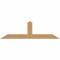 Ekena Millwork Portland Smooth Timber Gable Bracket, Western Red Cedar, 72"W x 21"H x 5 1/2"D x 5 1/2"F, 7/12 Pitch GBW072X21X0606POR00SWR - alternate 1